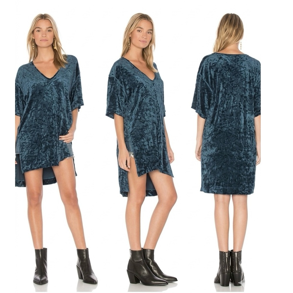 Free People We The Free Luxe Tunic Tee in Jewel  Sz. XS NWT